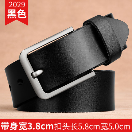 Cinturón de cuero para hombre todo fósforo clásico productos genuinos moda negocios casual Denim cinturón de moda para hombres