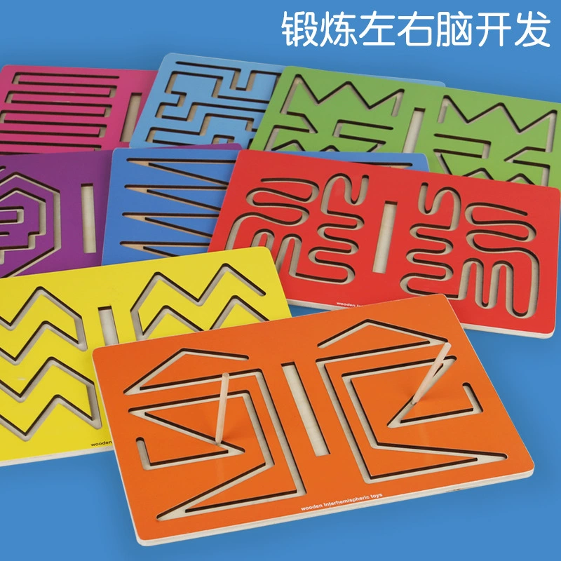Левый и правый мозг тонкие действия Обучающие игрушки Детский практический мозг полный Мозг мышление концентрация просветление образовательные учебные пособия