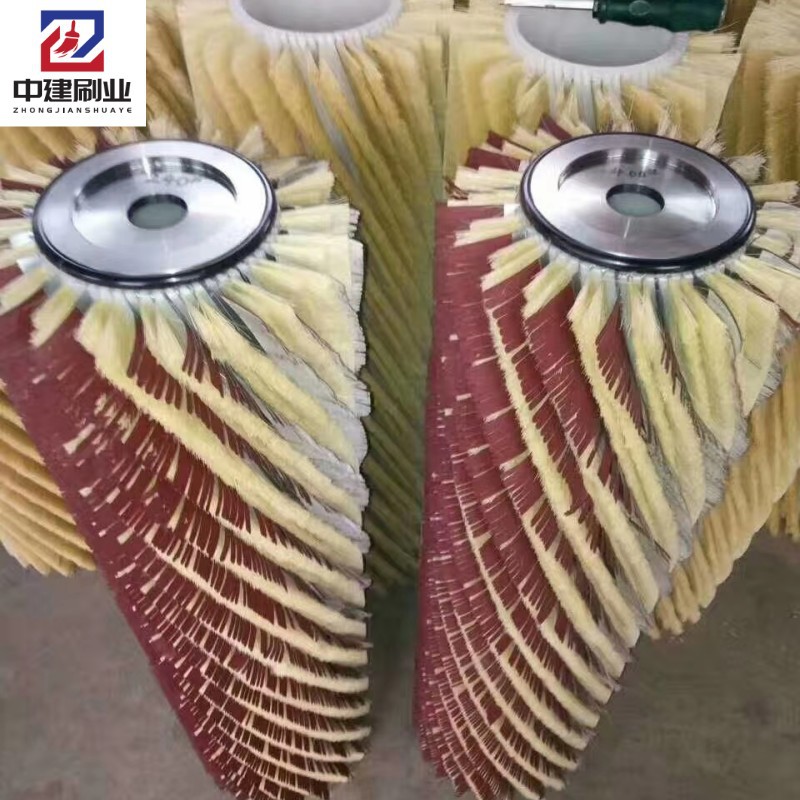 Muebles de palisandro pulido y pulido rodillo de lija Lijadora de sisal arena rodillo de nylon eliminación de polvo sisal