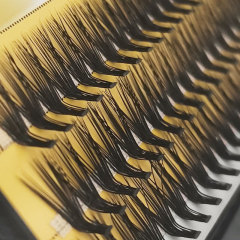 Cross-border fox series L-angle right-angle lazy oblique flying snake series segmented transparent stem self-grafting false eyelashes 20D hair