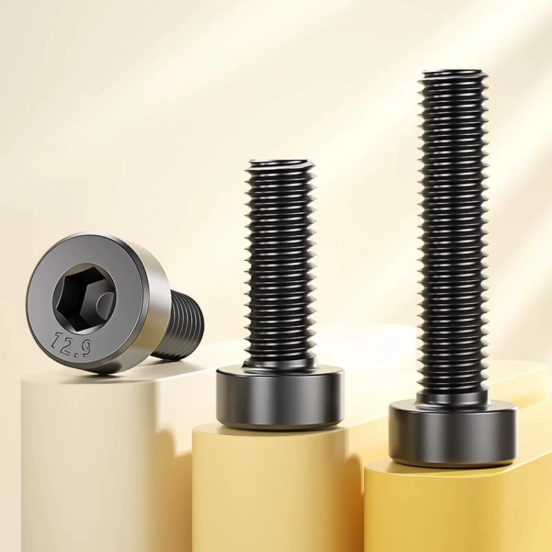 Винты с шестигранной головкой класса 12,9 DIN7984, высокопрочные винты с низкой головкой, болты с плоской головкой M3M4M5M24