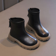 女童马丁靴2025秋冬加绒时尚百搭儿童皮靴洋气女宝宝鞋子中大童潮