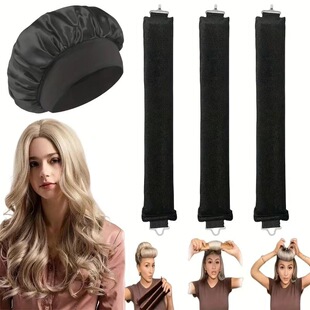 Amazon's Best-Selling Wide-Brimmed High-Elastic Satin Nightcap, Women's Beauty and Hair Care Hat, Postpartum Chemotherapy Hat