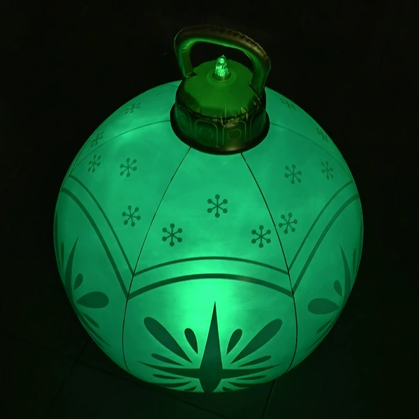 Green snowflake (with lights)