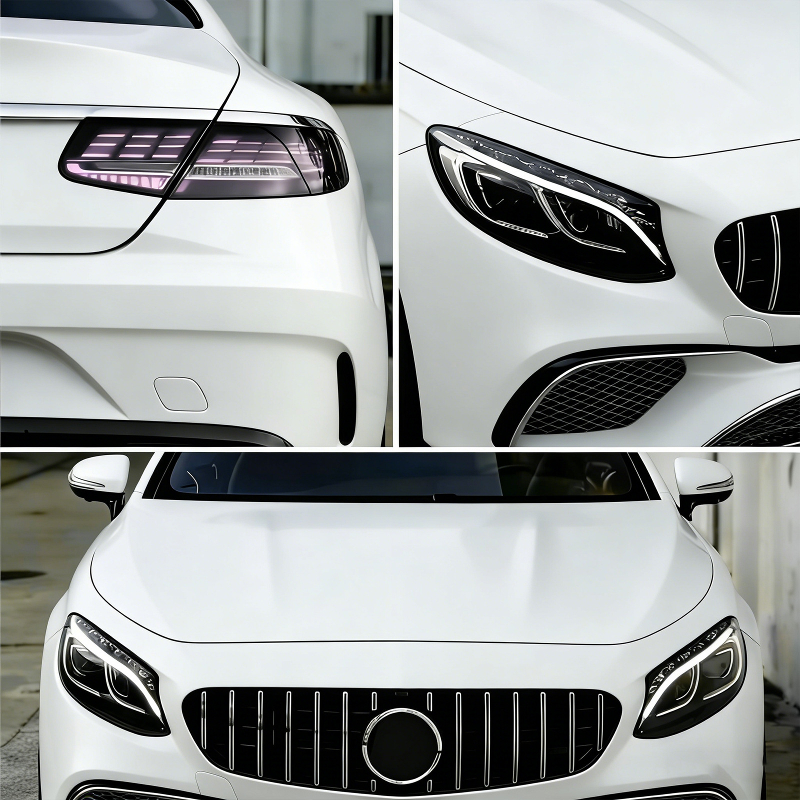 Cross-Border Supply of High-Quality Tpu Color-Changing Film Ppf Satin Ceramic White Car Paint Protection Film Anti-Scratch Self-Healing