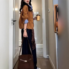 巨好看独特漂亮夹克短外套女春秋季2025新款今年流行爆款早秋上衣