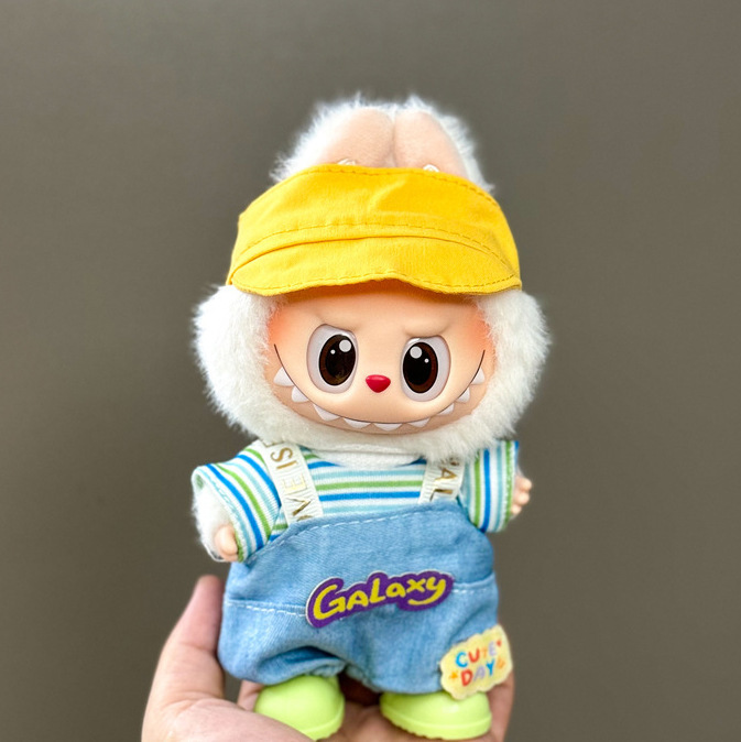 仅衣服适用于拉布布娃衣一二三代搪胶玩偶挂件公仔可穿圣诞娃衣套|undefined