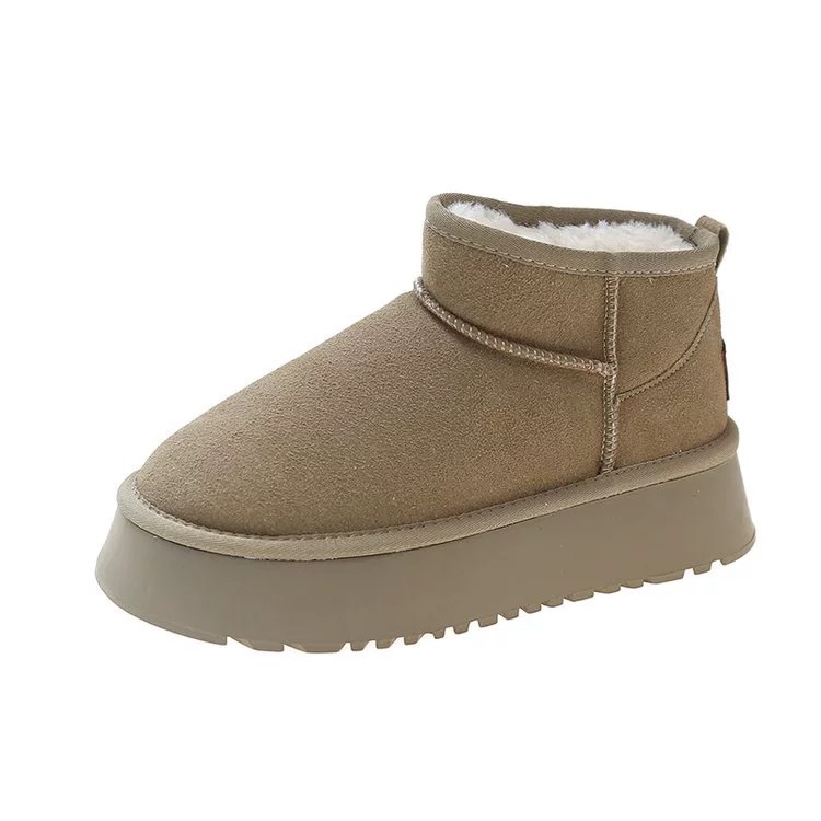 Botas de nieve de fondo grueso Meirard2025 invierno resistente al desgaste nuevos zapatos de algodón extra gruesos para calentar y antideslizante