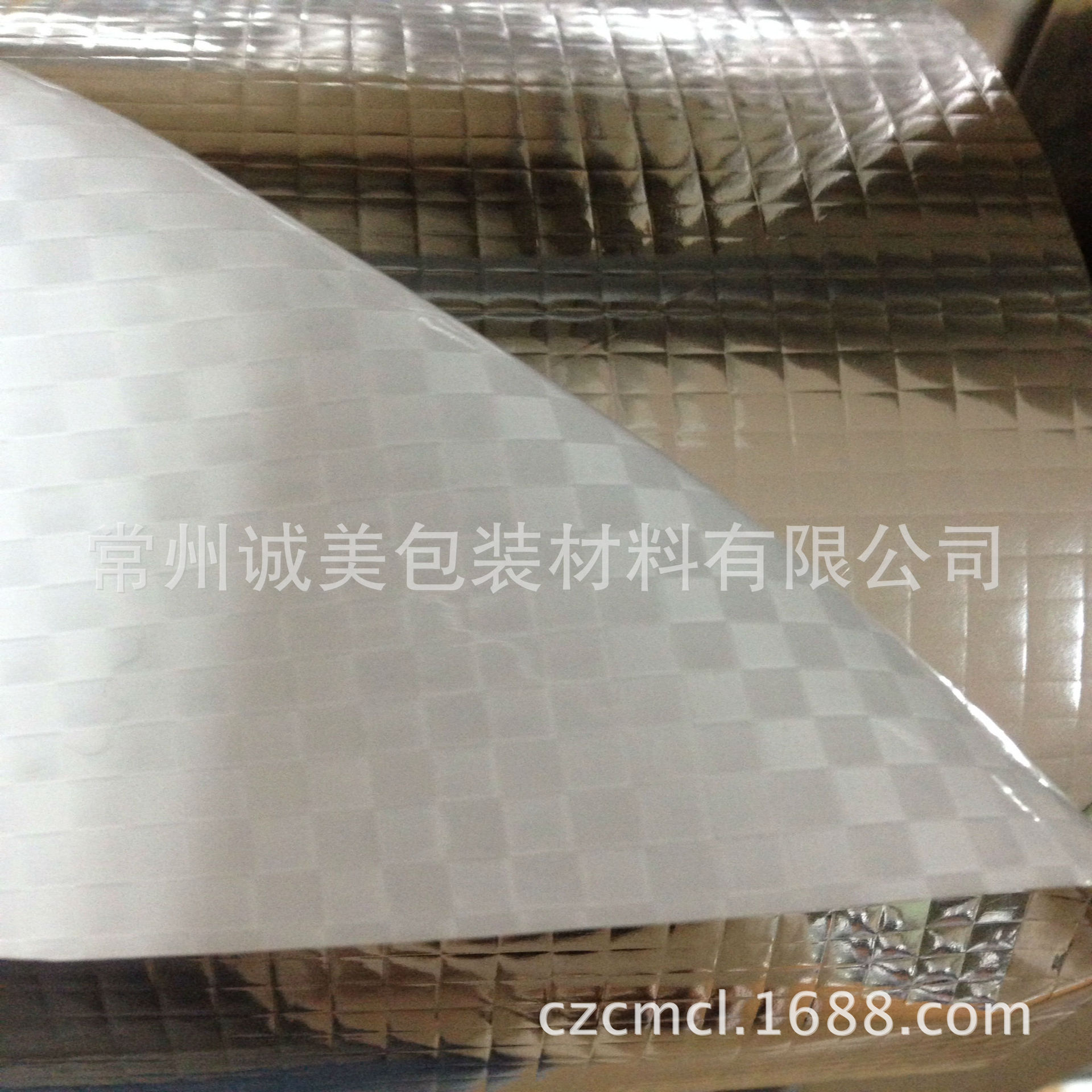 宽印刷logo 编织布复合镀铝膜