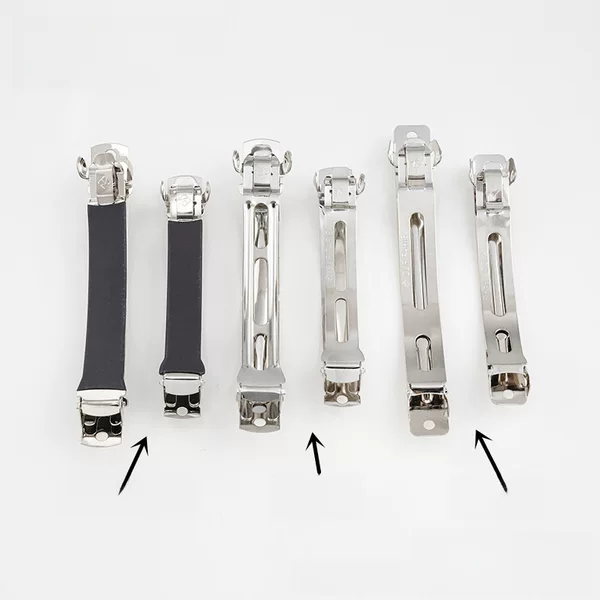 Korean version of thick elastic manganese steel DIY leather spring clip bow bottom clip wholesale jewelry accessories manufacturers direct supply