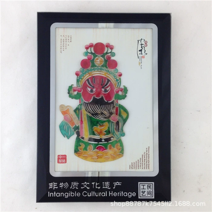 Shadow Shaanxi Shaanxi Shadow Play Display Desktop Swing Китайская характеристика На занятиях школьный подарок для иностранных школьников