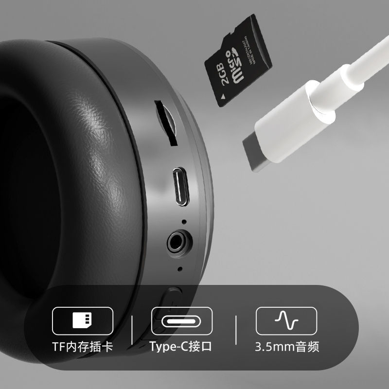 ワイヤレスヘッドセット、ヘッドマウントBluetoothヘッドセット、高品質ノイズリダクション、eスポーツゲーム、Bluetoothスポーツオンラインクラス、携帯電話、コンピュータ|undefined