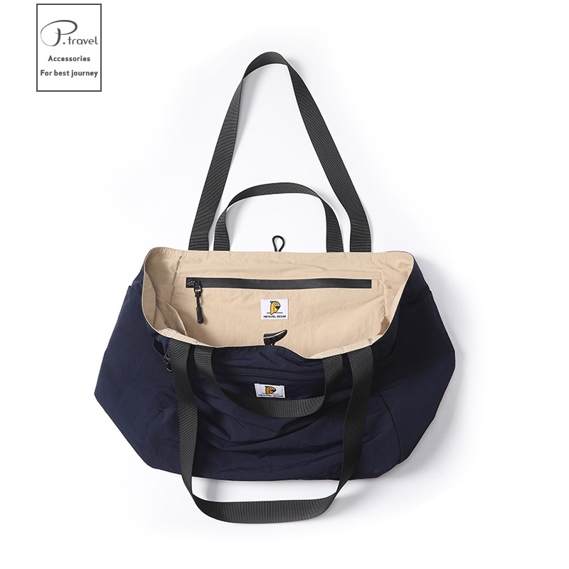 P.travel nuevo de doble cara de nylon de la momia de cercanías viaje de negocios de ocio de la moda bolsa de viaje de los hombres y las mujeres de peso ligero de gran capacidad