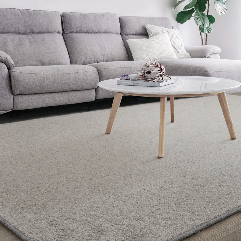 Wool Carpet Living Room Coffee Table Pad Pure Wool Modern Simple Luxury Plain Color Environmental Protection Bedroom Full Coverage 