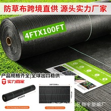 跨境防草布果园大棚园艺地布批发透水除草布农用园林遮草盖草布