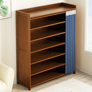 Shoe Rack Storage Space-Saving Indoor Multi-Layer Non-Solid Wood Economical Shoe Cabinet Waterproof Simple Shelf Storage Rack