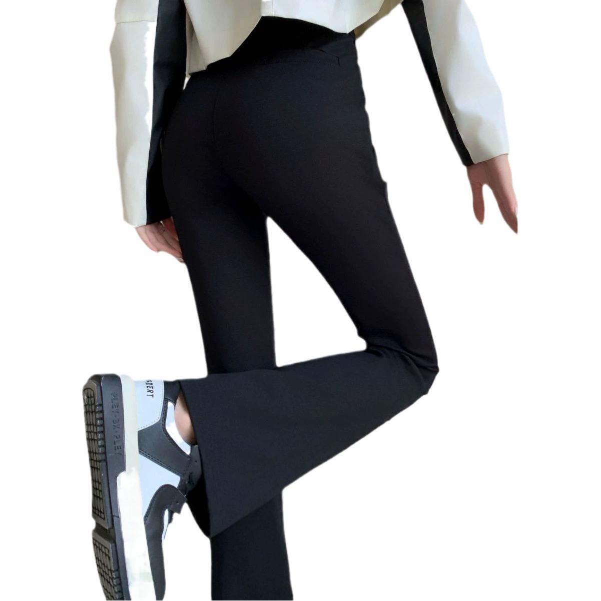 【Брюки-клеш Supermodel】Брюки-клеш Supermodel 4.0 Зимние женские новые повседневные брюки-клеш из хлопка с удлиненными штанинами