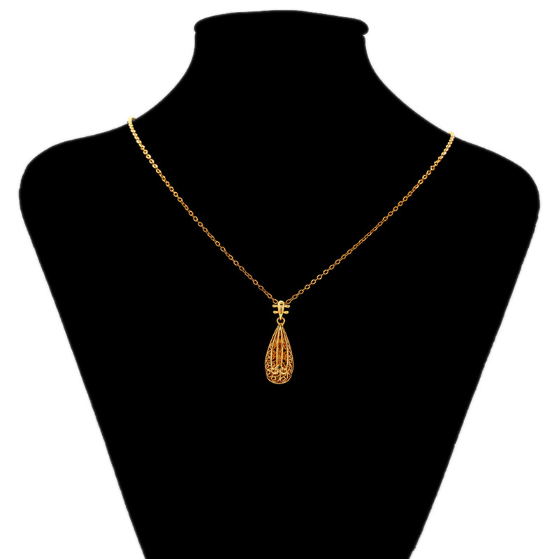 Xuping aleación de cobre dorado retro retro estilo chino colgante colgante de colgante femenino colgante