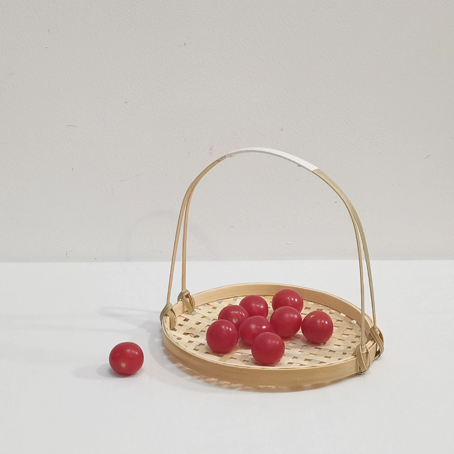 Bamboo handmade bamboo basket handbin handbin hand -looting gift wholesale cake basket small bamboo basket mini bamboo editor basket