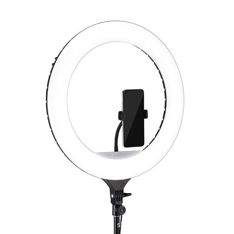 VISICO Weisi 18 pulgadas transmisión en vivo anillo llenar luz belleza rejuvenecimiento de la piel cara adelgazamiento Internet celebridad auto-disparo marco foto belleza Luz