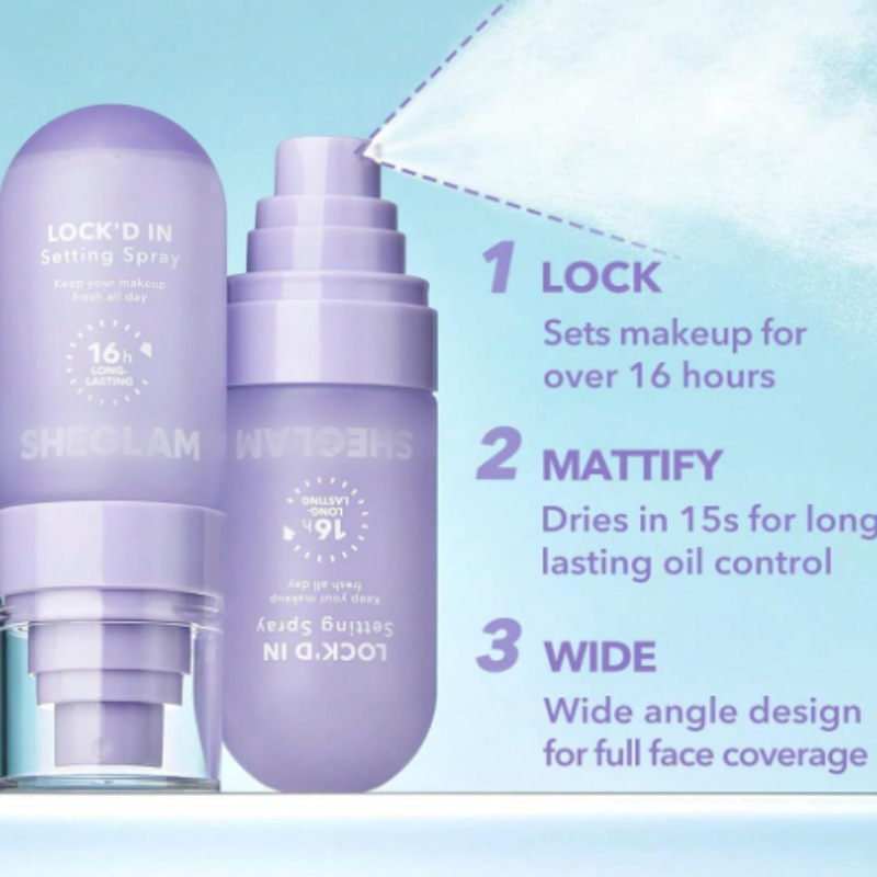 SHEGLAM Lock'd In Setting Spray 定妆喷雾 温和滋润呵护肌肤|undefined