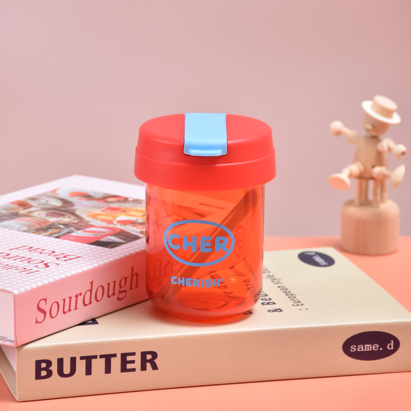 Trinkbecher Mit Strohhalm Für Mädchen Ästhetische Wasserflasche_voghion.com