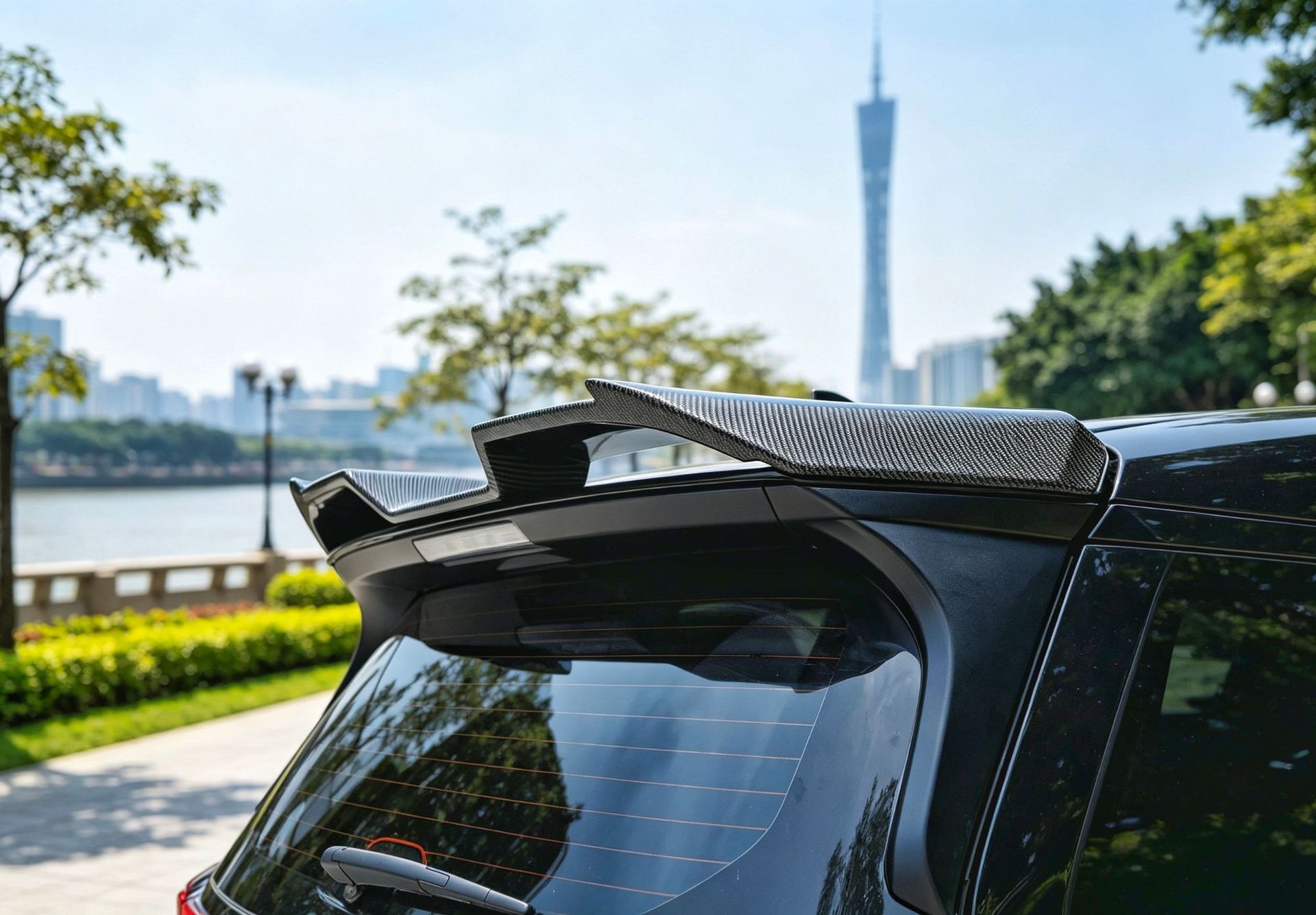 Suitable for 26 Models of Rav4, Rongfang, and Wildlander Modified Front Spoiler, Side Skirts, Rear Bumper, Roof Wing, Rear Diffuser, and Louvered Spoiler