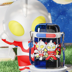 Optman Double-Sip Space Cup Large Capacity Children Student Boy-Specific New Plastic Cup Birthday Gift