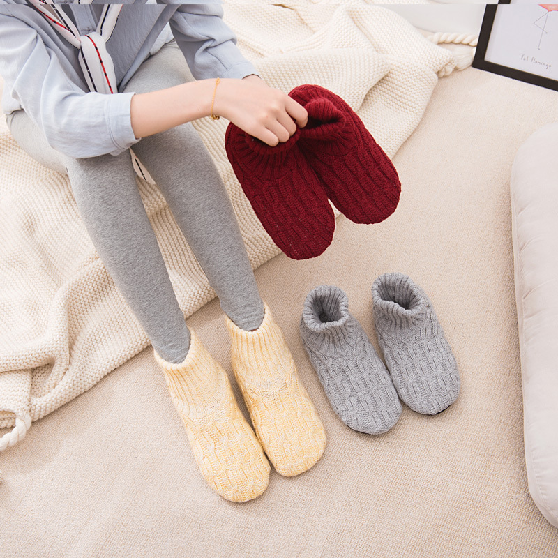 Women's Ladies Fleece Plush Open-Toe Adjustable Autumn Spring Bedroom Lightweight Non-Slip Machine Washable Slippers_voghion.com