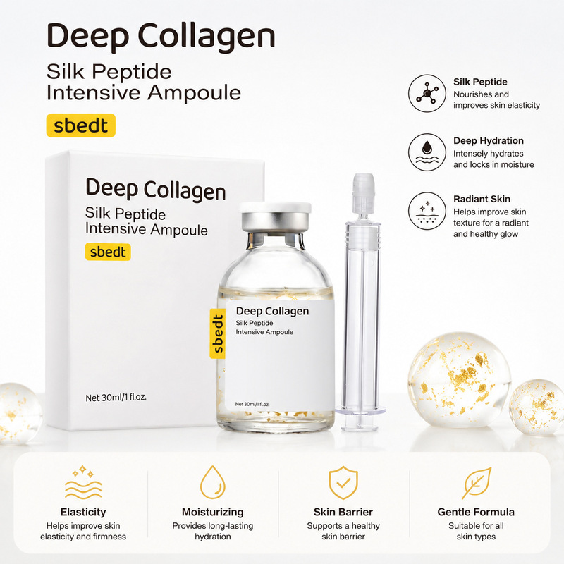 Deep Collagen Silk Ampoule Collagen Silk Collagen Peptide Ampoule Needle Tube Essence Deep Collagen Silk Ampoule Collagen Silk Collagen Peptide Ampoule Needle Tube Essence