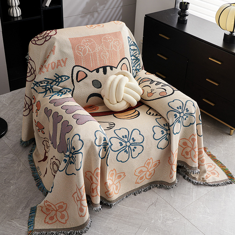 Toallas de sofá 2024 nueva cubierta de sofá Chivas para una sola persona una cubierta de tela antideslizante cubierta mantas de sofá