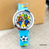 Football children's cartoon silica gel men's watch suitable for men and women, digital watch, 3D, Birthday gift