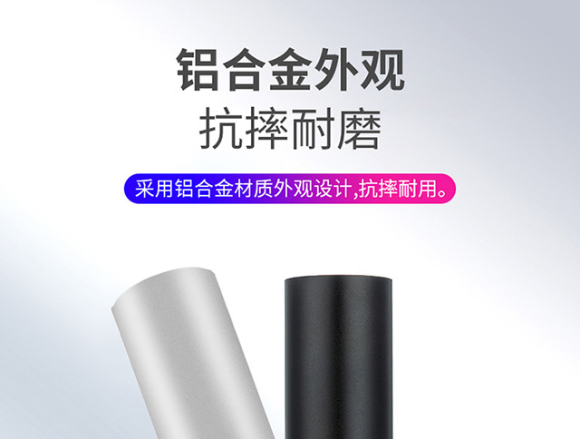 Telescopic Zoom Flashlight T6/Q5 Aluminum Alloy Outdoor Lighting Gift USB Charging Cycling Flashlight Rechargeable