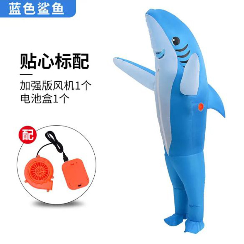 Fiesta de Halloween Traje inflable Tyrannosaurus Rex Montando Dinosaurio Vaca Shark Marioneta Traje Alien Fantasma Abrazado