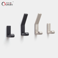 厂家直销挂衣钩锌合金仿古衣帽挂钩美式上下挂钩黑色橱柜衣柜衣钩