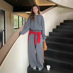 春秋款休闲运动服套装女炸街洋气时髦减龄显瘦宽松卫衣舒适两件套