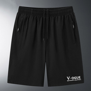 Summer Men's Shorts, Men's Sports Pants, Loose Casual Pants, Men's Thin Five-Point Pants, Men's Beach Pants, 5-Point Pants