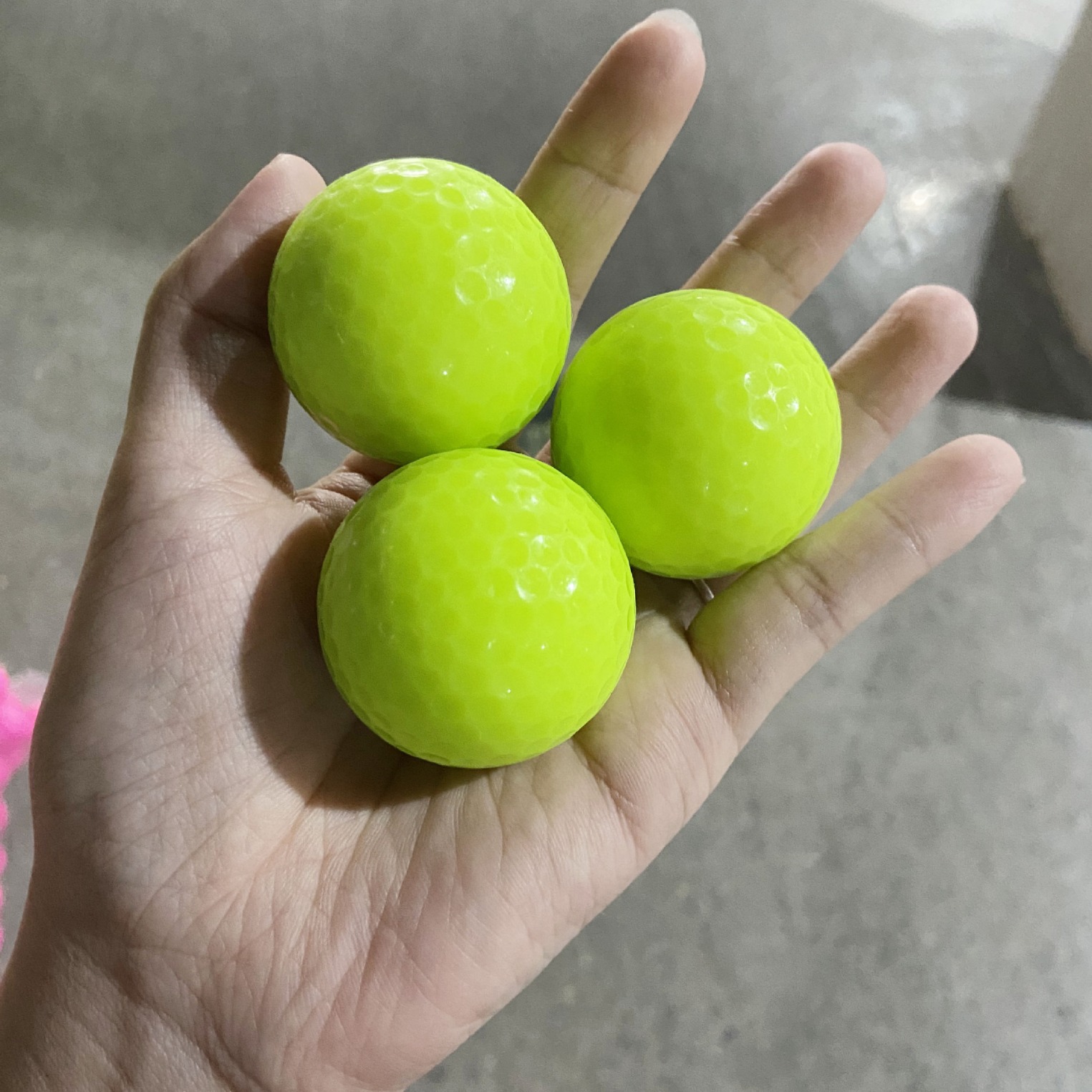 En stock fuera de Japón Europa y América Corea del Sur calidad competencia pelota práctica pelota defectuosa pelota de golf