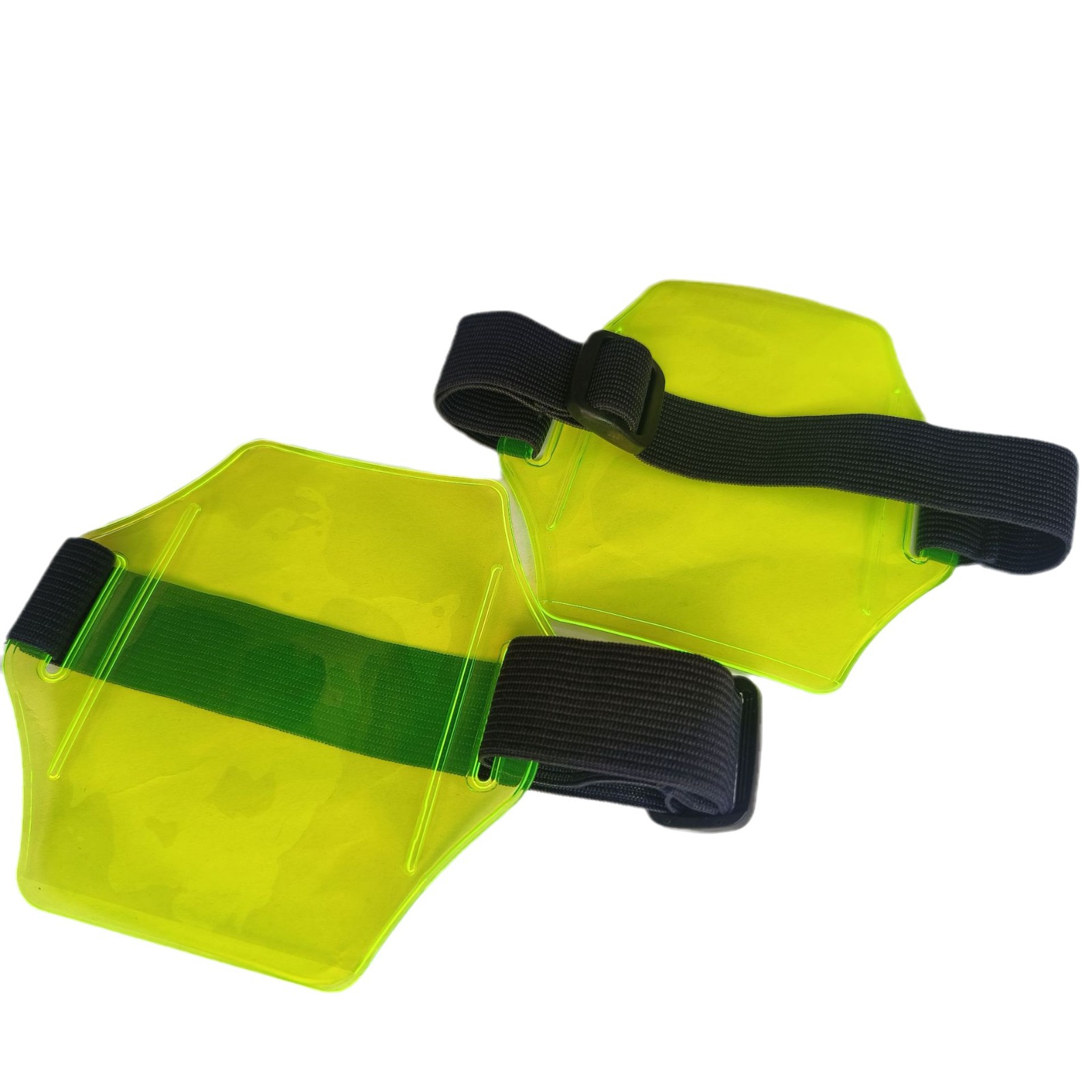 Mayorista bolso de brazo correa de tarjeta de identificación PVC cubierta transparente al aire libre cubierta de brazo protector de tarjeta de identificación protector de brazalete