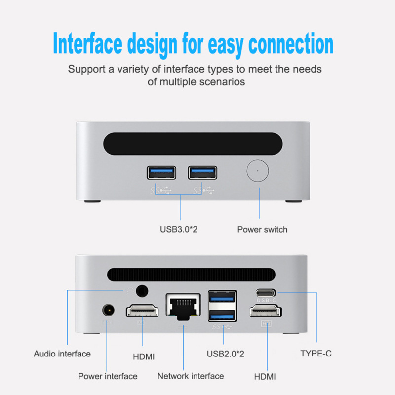 Amd4500U Mini Computer Host for Gaming, Learning, Office Work, Home Use, Micro Computer, Mini Host, Minipc Amd4500U Mini Computer Host for Gaming, Learning, Office Work, Home Use, Micro Computer, Mini Host, Minipc