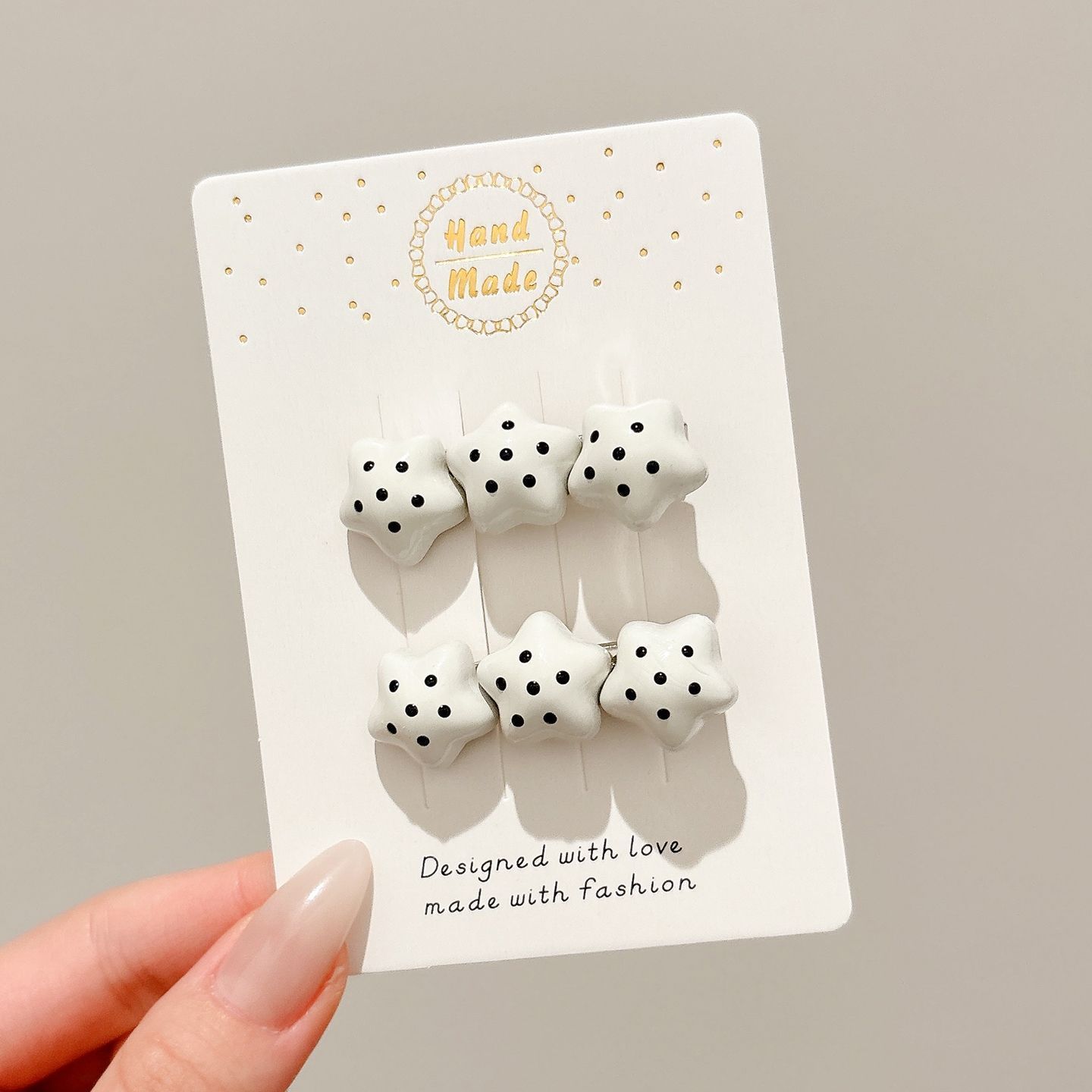 4#화이트 스타 4.5cm