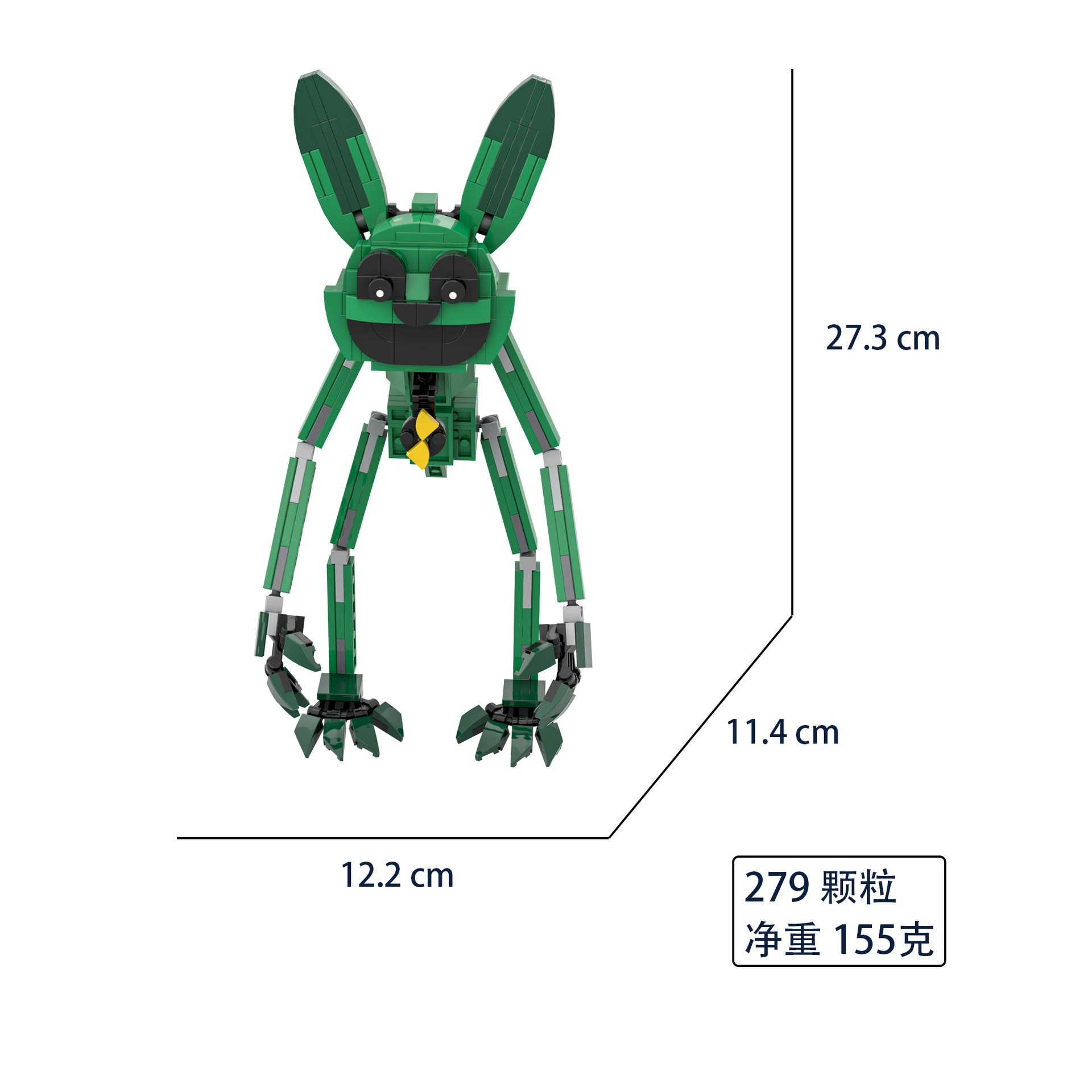 迷宫巫 Building block pellet MOC hot sale toys large size poppy playtime children's assembly gift