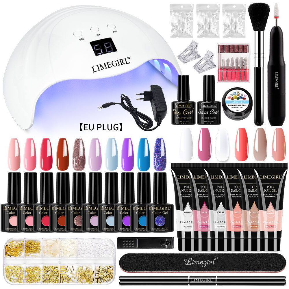 Amazon Venta caliente esmalte de uñas pegamento traje cristal fototerapia pegamento brillo color sólido esmalte de uñas pegamento extensión pegamento traje