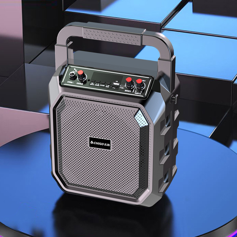 屋外の広場のダンスのハンディのbluetoothのスピーカーのk歌の充電の携帯の音響の大きいスピーカーのマイクは露店を出してお金を売ります。|undefined
