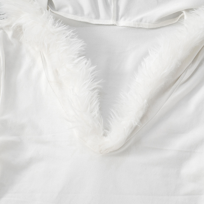 Women Clothing Sexy Pure White V Collar Sheath Frayed Women Clothing 13 Women Clothing Sexy Pure White V Collar Sheath Frayed Women Clothing