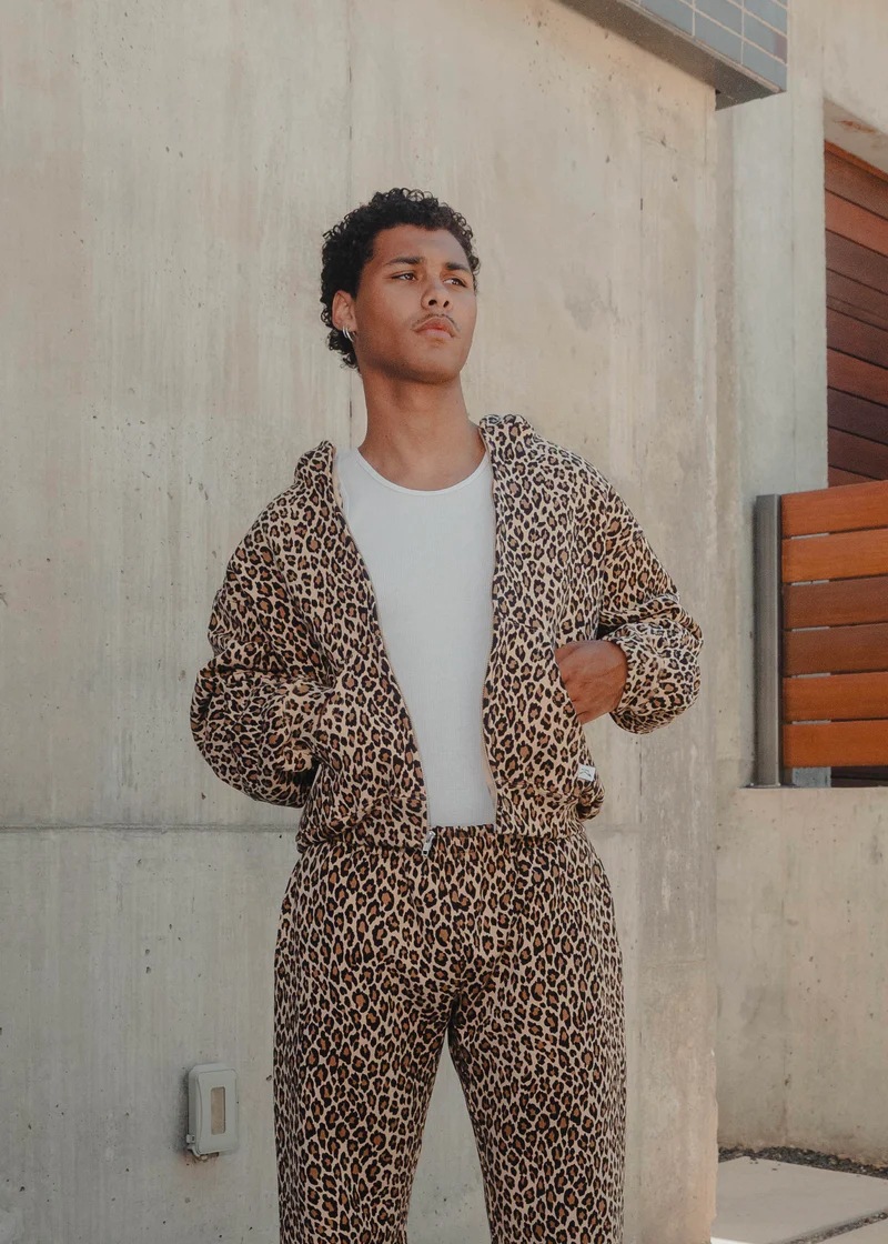350g Weight Long Sleeve Sleeve Length Pullovers, Zipper Placket Type Polyester Fabric Type Regular Top Length Hoodie Tops Type Daily Occasion Hooded Neckline Loose Fit Type Leopard Pattern Spring, Autumn Season Women's Gender Printing Design Streetwear Style Hoodies & Sweatshirts Long Sleeve Printing Streetwear Leopard 8