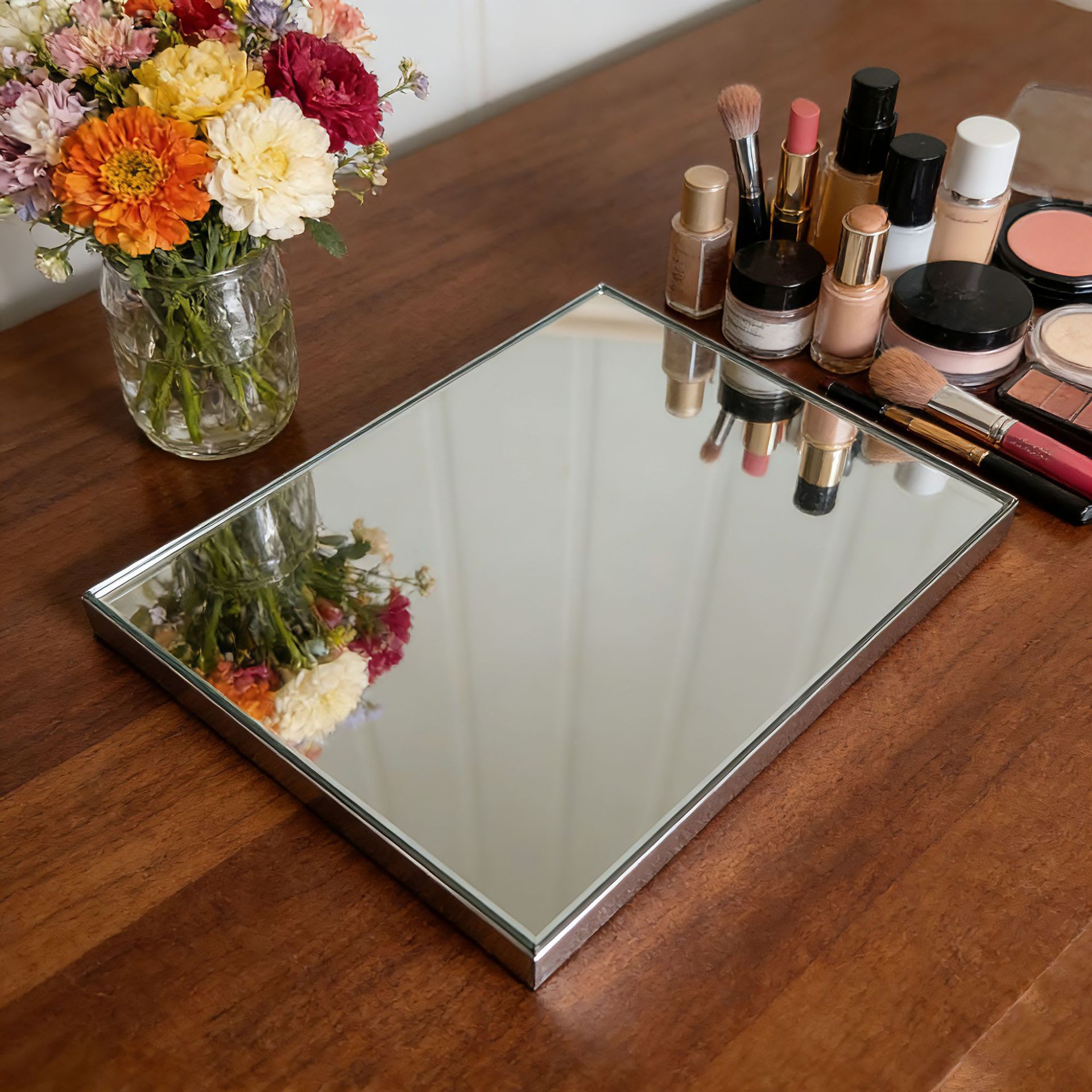 Ultra-Clear Copper-Free Silver Mirror Sample Mirror Full-Length Mirror Home Floor Mirror Sample Tabletop Vanity Mirror Export Bathroom Mirror