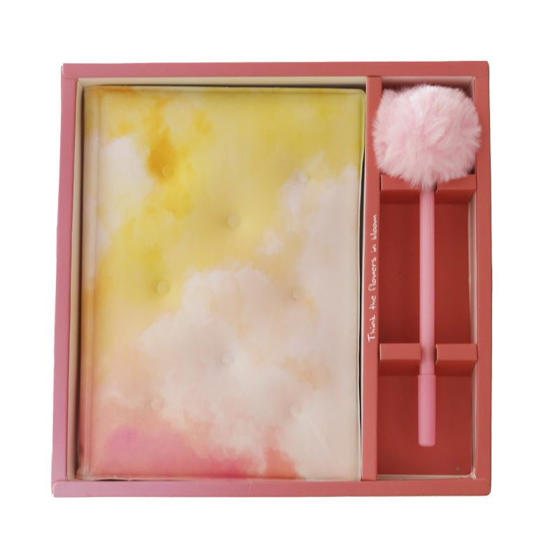 황적색 베개 (선물 세트)