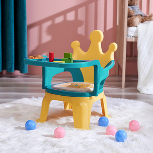 Children's Dining Chair Baby's Chair Kindergarten Stool Interesting Loud Seat Backrest Calling Chair Small Dining Chair
