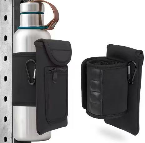 Fitness Magnetic Cup Cover Large Capacity Water Bottle Storage Outdoor Sports Insulated Non-Slip Insulated Water Bottle Bag Factory Direct Sale